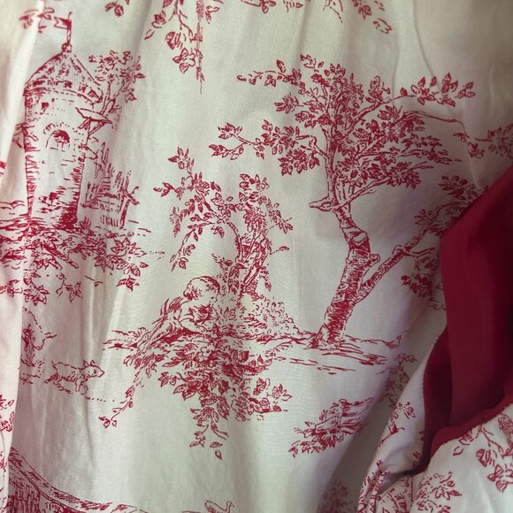 Gallery Stretch Raincoat Trench Coat Red L - Picture 4 of 6